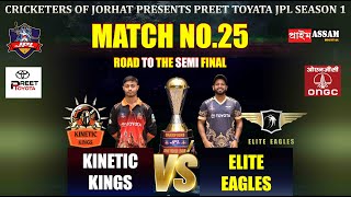 JPL MATCH NO 25KINETIC KINGS vs ELITE EAGLES [upl. by Penney757]