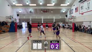 Salinas HS Volleyball Boys Varsity v Clovis East [upl. by Assillem]