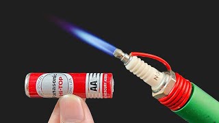 How To Make Simple Spark Plug Welding Machine At Home from PPR Pipe  Battery Creation Tips [upl. by Sahc]