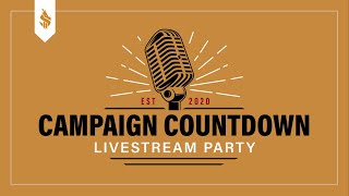 Campaign Countdown Livestream Party with Brandon and Emily Sanderson [upl. by Fawna]