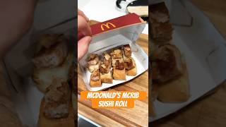 Turning McDonald’s McRib into SUSHI🍣First Chef👨‍🍳 to Turn the McRib into Sushi LIMITED TIME [upl. by Alard]