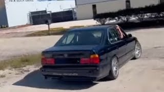 STRAIGHT PIPED DRIFT BMW E34 540I RIPPING IT [upl. by Jet]