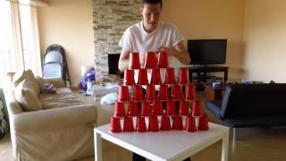 Minute To Win It Challenge Stack Attack [upl. by Bergeron]