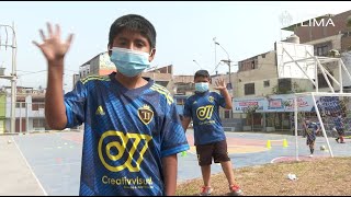 Obras para Lima Vecinos del AH Upis Huáscar en SJL opinan sobre su nueva losa deportiva [upl. by Kciwdahc]