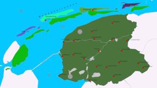 Topografie Provincie Friesland [upl. by Yorled]