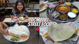 DOMBIVLI Street Food  Misal Thali Appam Shawarma Frankie amp More [upl. by Adara533]