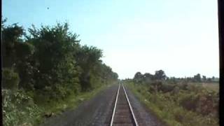 Historic Footage  Fast VIA Train on Jointed Rails [upl. by Idaline]