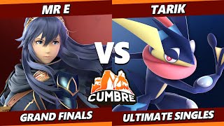 Cumbre 2 GRAND FINALS  Tarik Greninja Vs Mr E Lucina Smash Ultimate  SSBU [upl. by Dub903]