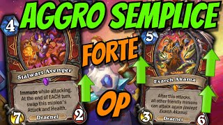 MAZZO SEMPLICE DISTRUGGE TUTTI Aggro favoloso • Hearthstone ITA [upl. by Llenwad286]