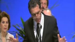 Antonio Banderas discurso final homenaje a Caparros [upl. by Alfreda655]