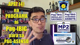 APAT 4 NA PROGRAMA NI PAGIBIG PARA SA PAGASENSO [upl. by Ellenod]