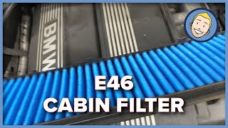 How to CHANGE THE CABIN FILTER on a BMW E46 325I 330I 328I 320I 320D 318D 316D 330D 318I 330CI [upl. by Gordan]