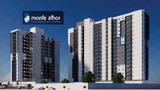 Monte Athos Residencial Clube  desenvolvido pela EBS Engenharia [upl. by Roscoe]