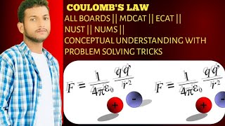 Electrostatics Coulombs law  coulombs law class 12  All boards  MDCAT  ECAT  NUMS  NUST [upl. by Ambrosius269]