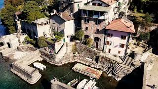 Corenno Plinio Lago di Como  Febbraio 2022  Mavic Air 2 4K [upl. by Gerge778]