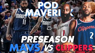 Mavericks at Clippers Dallas vs Los Angeles Preseason recap and reactions [upl. by Dietz79]