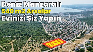 Denize Yakın Deniz Manzaralı Harika Konumda 540 M2 Arsalar Kaçmaz E691 [upl. by Ylrae123]