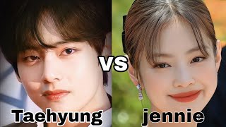 TAEHYUNG VS JENNIE Choose any one bts vs blackpink [upl. by Nyladnek308]