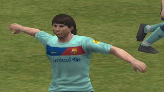 MESSI MANDA CALLAR AL VALENCIA PES 2011 PSP [upl. by Aivartal]