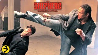 THE SHEPHERD BORDER PATROL  Best Fight Scenes  Jean Claude Van Damme Scott Adkins [upl. by Aninat]