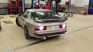 1987 944 Turbo 3quot exhaust [upl. by Nivanod991]