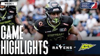 Munich Ravens  Stuttgart Surge  Game Highlights  Week 1 [upl. by Emorej]