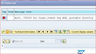 SAP Error Error Message No  M7109  Acct792000 for transevent key BSX Postable directly sap [upl. by Bale139]