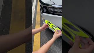 Car Bumper Reflective Sticker car sticker diy pvc goodthing reflective [upl. by Virgie644]