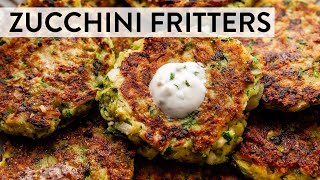 Zucchini Fritters  Sallys Baking Recipes [upl. by Clothilde]