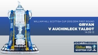 Girvan 15 Auchinleck Talbot  William Hill Scottish Cup First Round 20132014 [upl. by Ardnac]