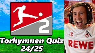 TORHYMNEN QUIZ 2 BUNDESLIGA 2024 I 2025 mit JanNiklas [upl. by Yrrac]