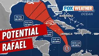 Hurricane Watch Issued as Potential Tropical Cyclone 18 Expected to Become Rafael in Caribbean Sea [upl. by Alema]