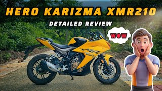 Hero Karizma xmr210 detailed review [upl. by Asirram565]