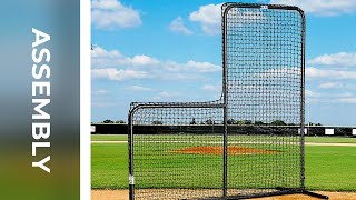 How To Assemble FORTRESS Baseball LScreen  Net World Sports [upl. by Gregson12]