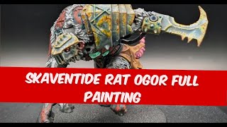 Skaventide Rat Ogor  Full Painting session [upl. by Garold]