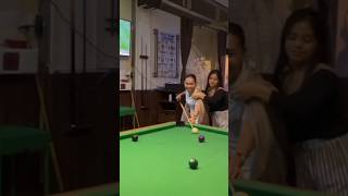 🇵🇭 Filipina vs Pool Table – Who Will Win philippines shorts poolgame billiards [upl. by Pelson]