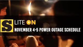 Veco power outage schedule sa Nov 45 [upl. by Erfert]