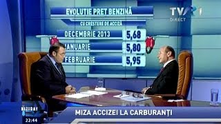 Traian Băsescu în dialog cu Moise Guran la Biziday pe TVR1 [upl. by Lewap136]