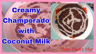 Creamy Champorado with Coconut Milk  Easy Recipe [upl. by Ardnosal852]