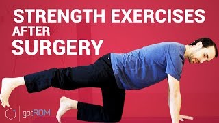 HIP STRENGTH AFTER SURGERY FAI  Labral Tear Exercises [upl. by Noby]