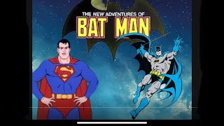 New Adventures of Batman Figure Review of Superman ampBatman With a comparison to Mattel Batman 66 [upl. by Akimert484]