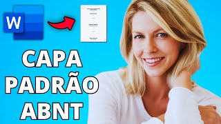 COMO FAZER A CAPA ABNT FÁCIL E RÁPIDO [upl. by Rebbecca939]