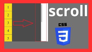 Como hacer un scroll vertical en html y css [upl. by Nylarac]