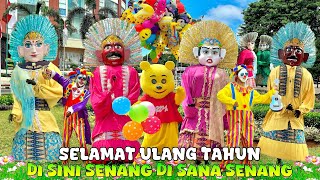 ONDEL ONDEL  BADUT 🤡 LAGU DI SINI SENANG DI SANA SENANG 💞 SELAMAT ULANG TAHUN 🔴 ONDEL ONDEL BETAWI [upl. by O'Donovan]