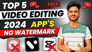 Top 5 video editing app for android  No watermark  5 best video editing app  2024 [upl. by Britteny]