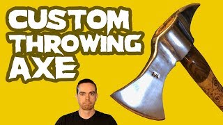 Custom throwing axe from a Harbor Freight firemans hatchet [upl. by Peyter]