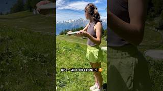 DISC GOLF IN SWITZERLAND🇨🇭 with Amy discgolf [upl. by Allrud869]