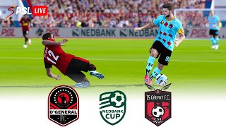 🔴DGENERAL FC vs TS GALAXY LIVE ⚽ NEDBANK CUP 2324 Round 16 ⚽ FOOTBALL GAMEPLAY PES 2021 [upl. by Ardnahs]