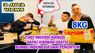 Chef BULE NANGIS 😢 Terharu Dapat Kiriman 8KG Gratis Dari Penonton [upl. by Hurff959]