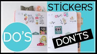 Planner Stickers  How to Use Them so Your Planner Looks Fab Every Time [upl. by Haskel]